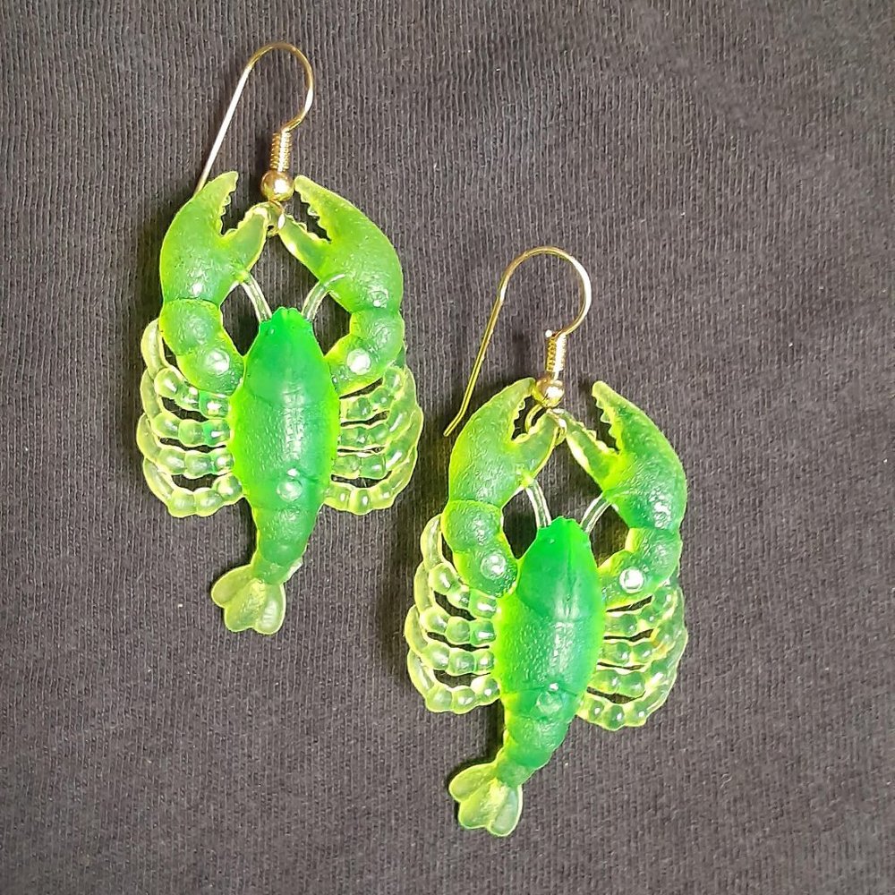 Lobster Jellie Earrings